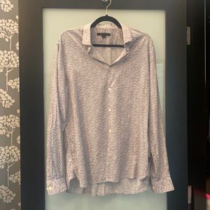 John Varvatos light weight button down size L NWOT